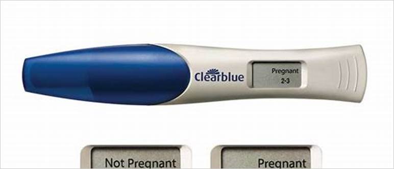Pregnancy test is blank